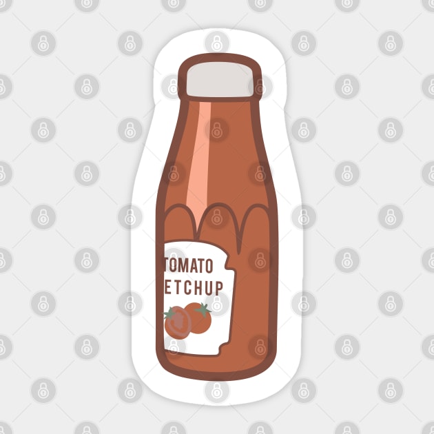 Ketchup bottle Sticker by ShirtyLife